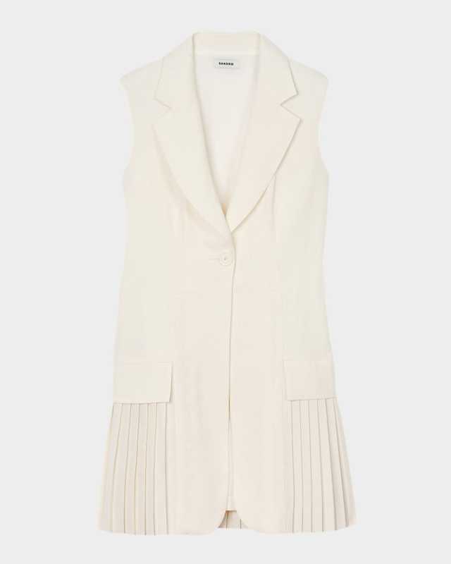 Carine Sleeveless Suit Jacket Dress